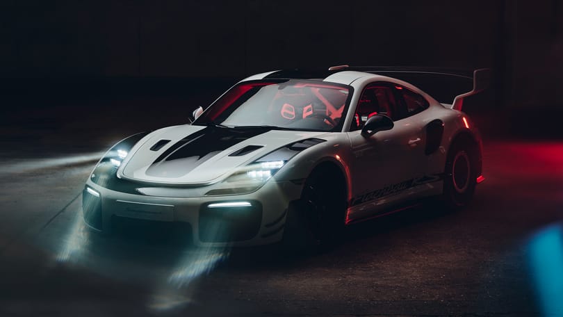 The new Flachbau RS is a one-off Porsche 911 GT2 RS built to look (a bit) like Moby Dick